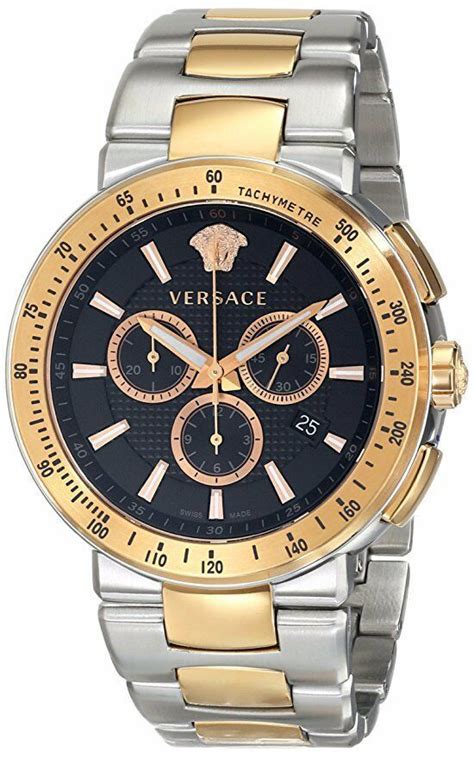 versace men's two tone watch|where to buy versace watches.